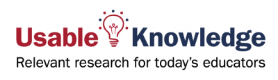 Harvard GSE Usable Knowledge logo