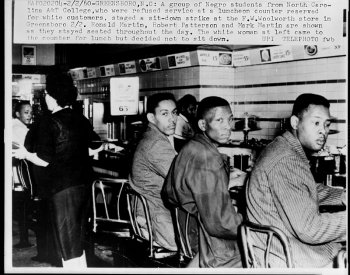 Greensboro sit-ins image