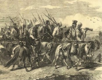 Image: Illustration of Tatya Tope's soldiery published by the Illustrated London News, 1858. From the Wikimedia Commons.