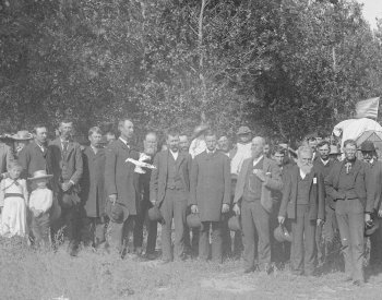 Image: Photo of Populist Convention in Nebraska taken by Solomon D. Butcher in 1892. From the Library of Congress.