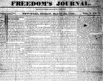 Image: Freedom's Journal Volume 1, March 16, 1827